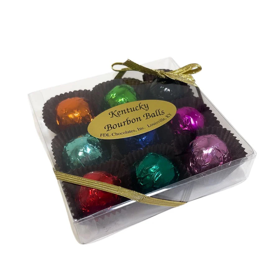 9pc Gourmet Bourbon Ball Gift Box