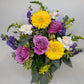 Large Colorful Spring Vase